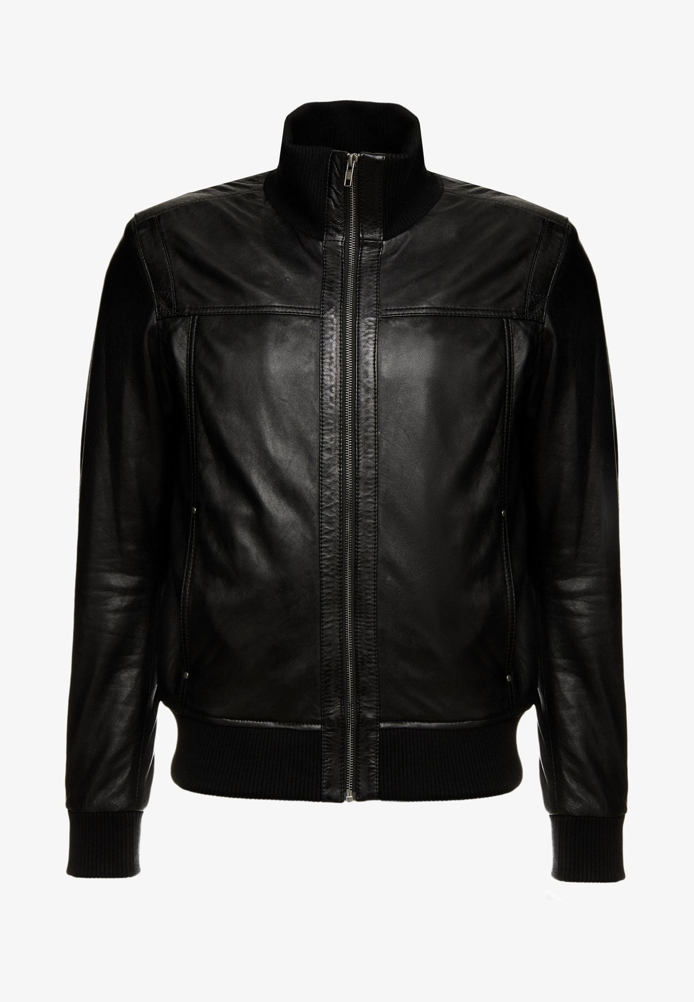 Highschool Black Leather Jacket | LEATHERWEAR