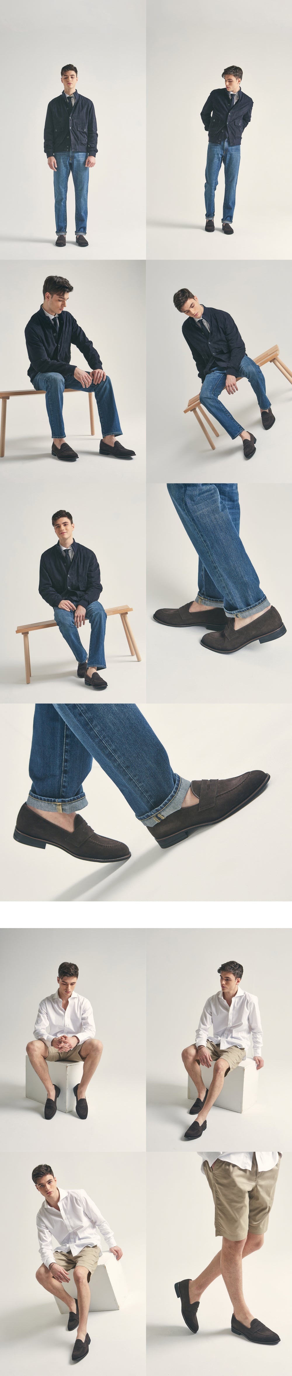 Mens Brown Casual Loafers