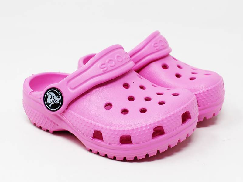 Zueco De Bebé Crocs Classic T Rosa