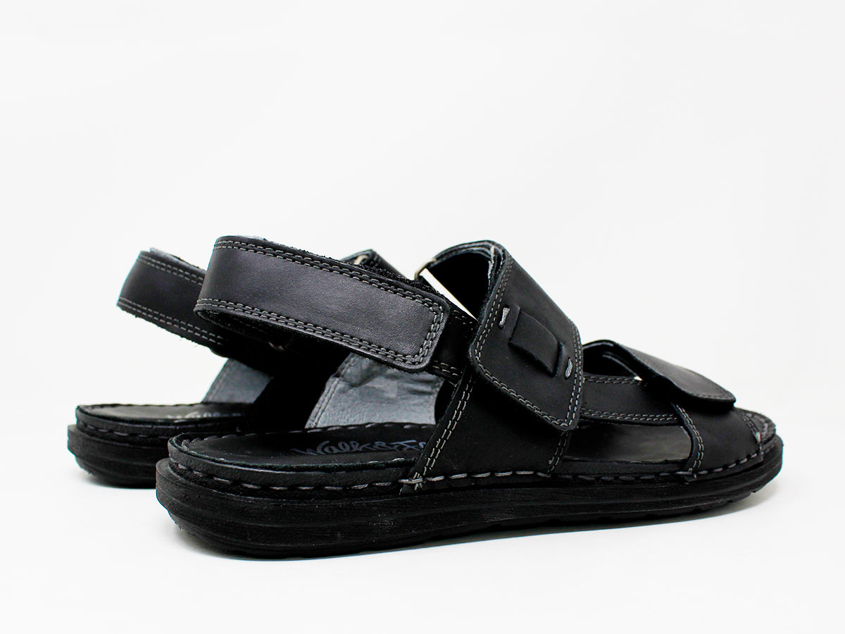 Sandalias Negras Walkfly Negro