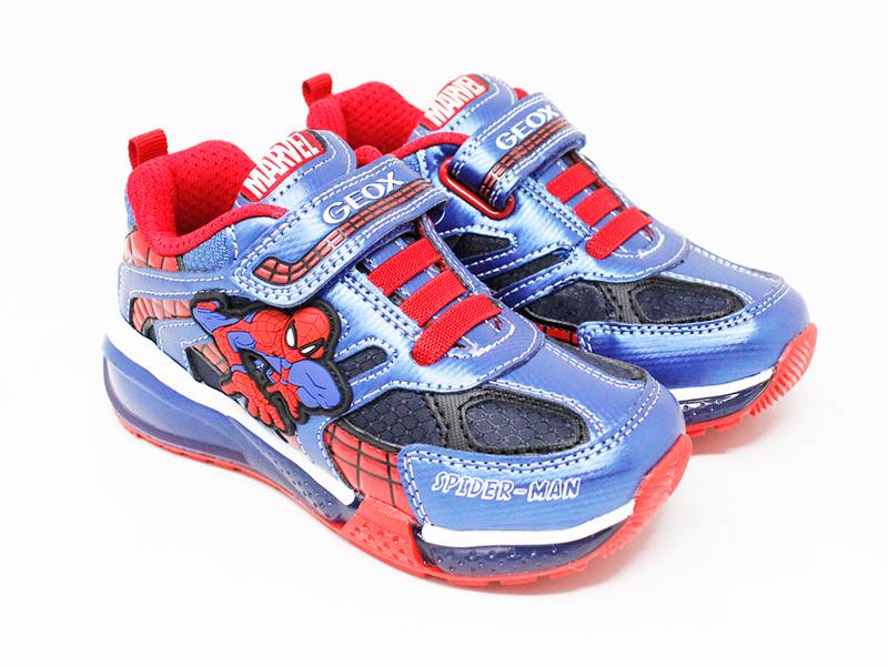 tienda importar adolescentes Zapatillas Spiderman Luces Geox Azul – Zamora Shop