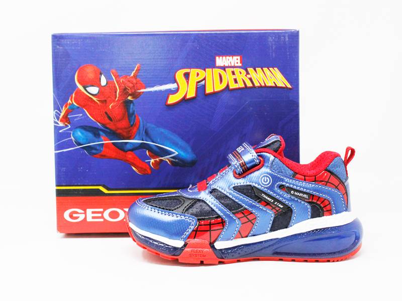 Diligencia representante Trascendencia Zapatillas Spiderman Luces Geox Azul