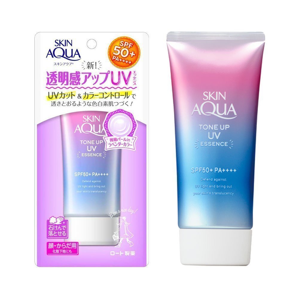 Skin Aqua - Tone Up UV Essence Sunscreen SPF50+ PA++++ 80g Lavender