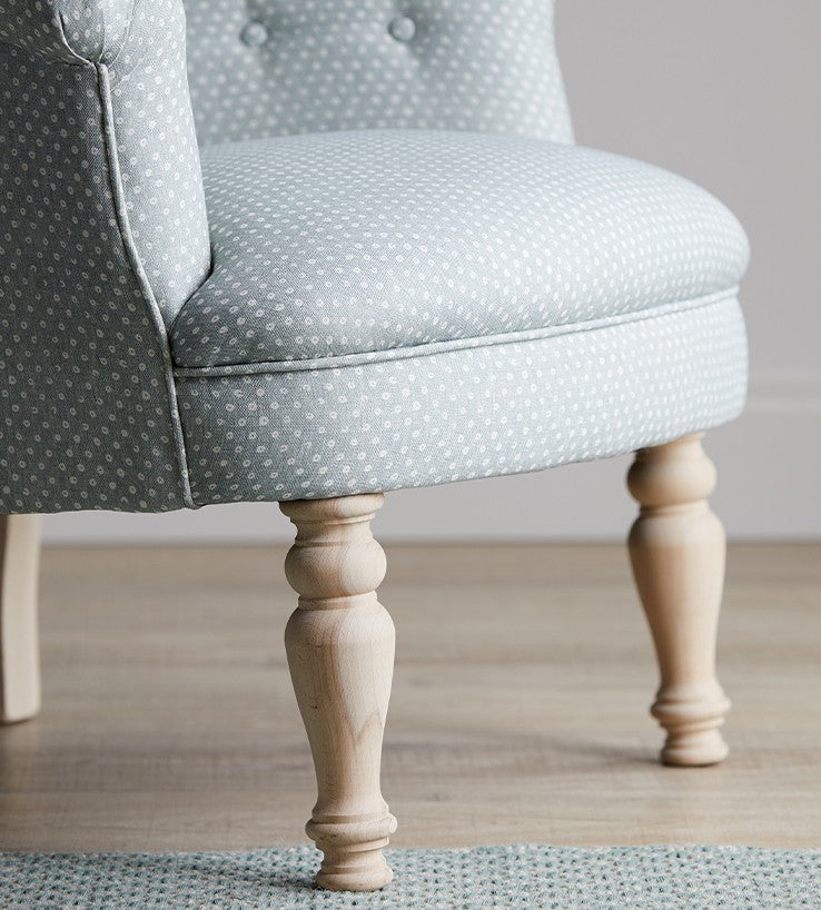 linen cocktail chair