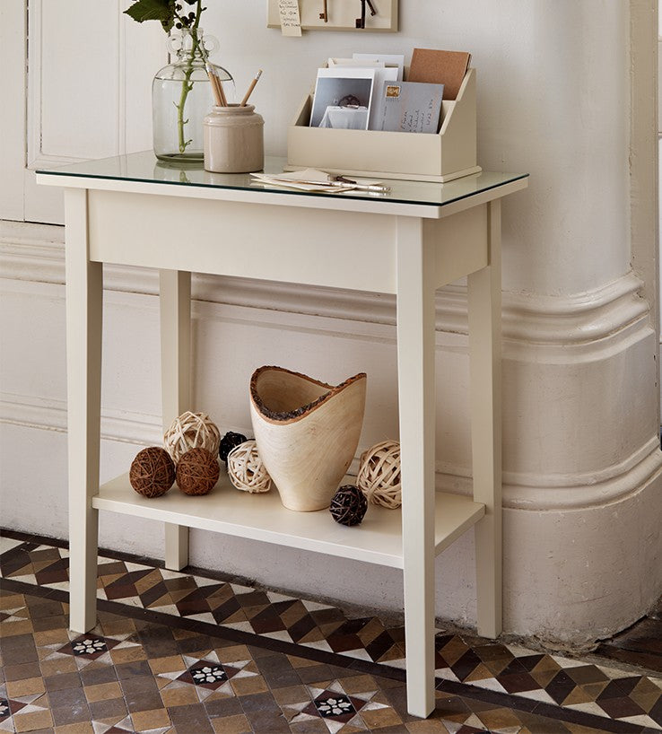 very small narrow console table