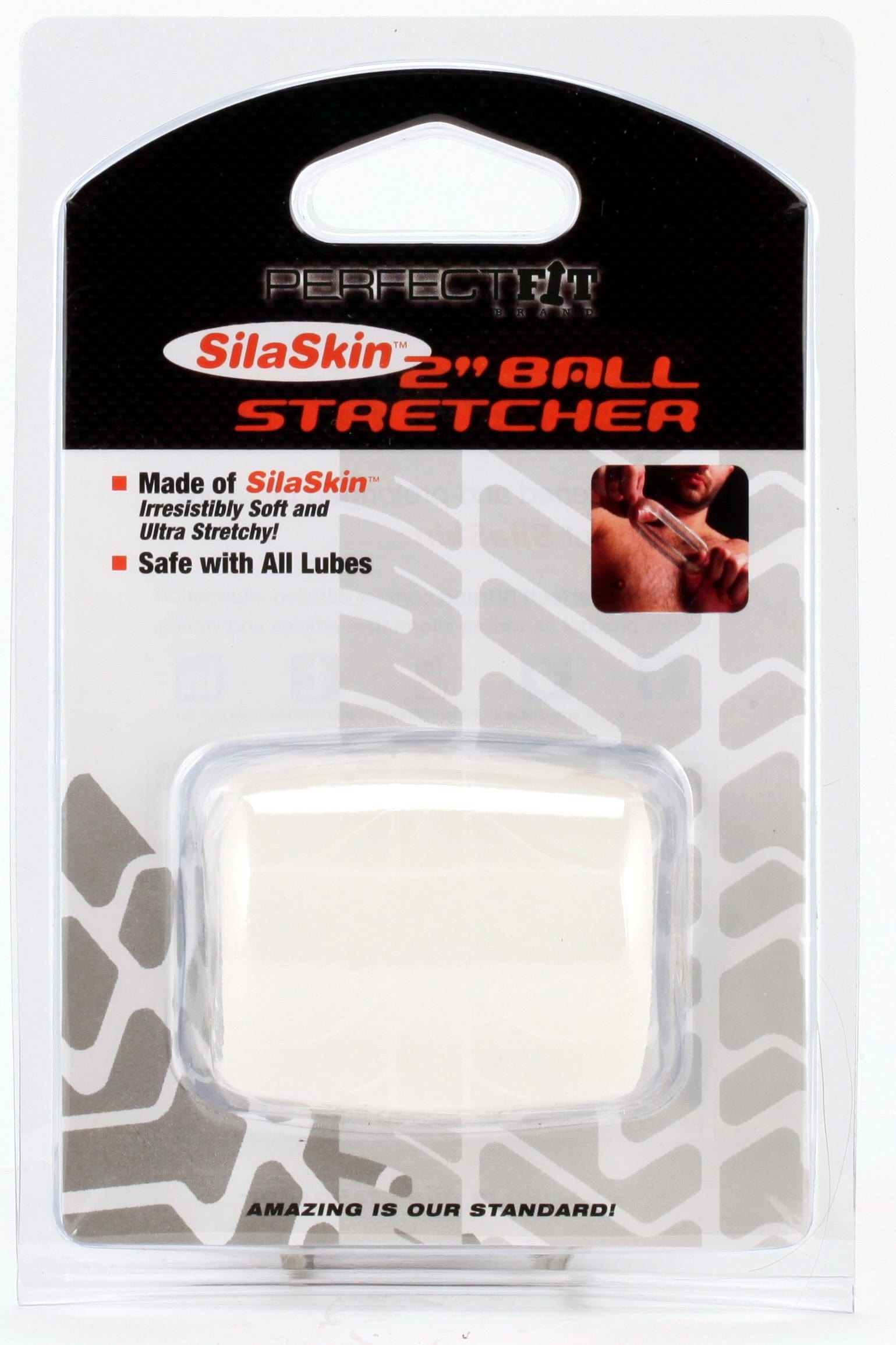 PerfectFit Adult Toys Clear Ball Stretcher 2in SilaSkin 852184004196