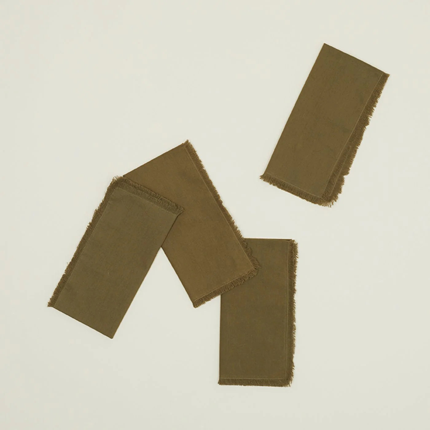 Essential Dinner Napkins - Set Of 4 - Olive