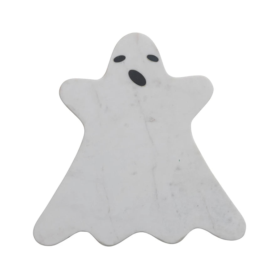 Marble Ghost Shaped Cheese/Cutting Board