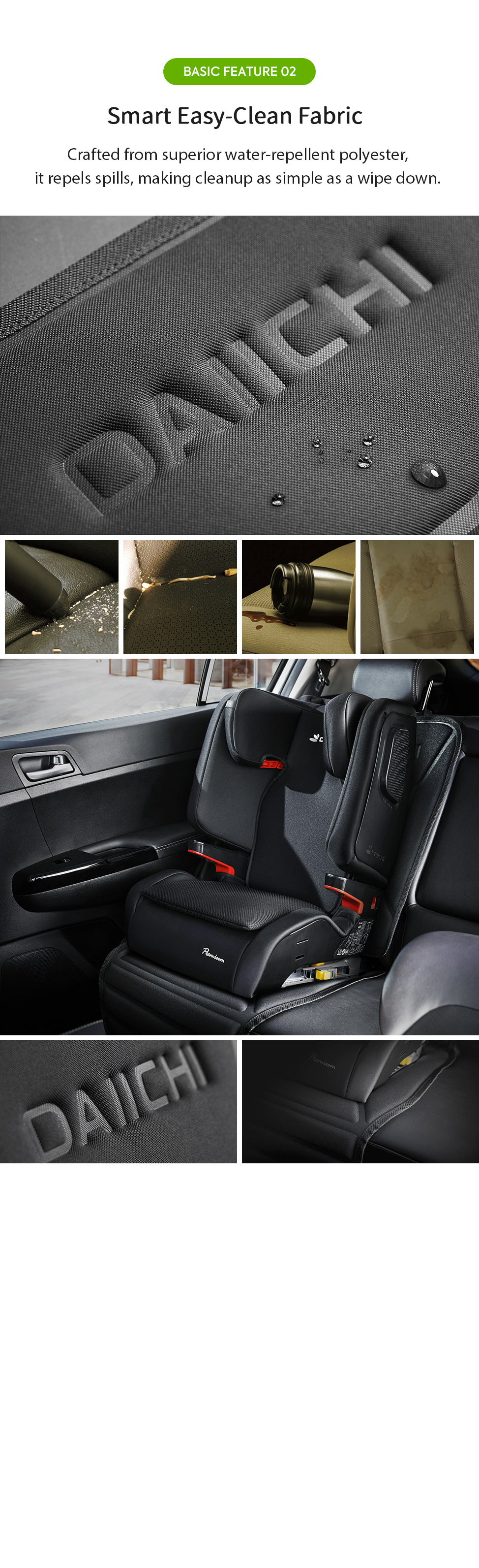 Daiichi Premium Car Seat Protector Mat Features