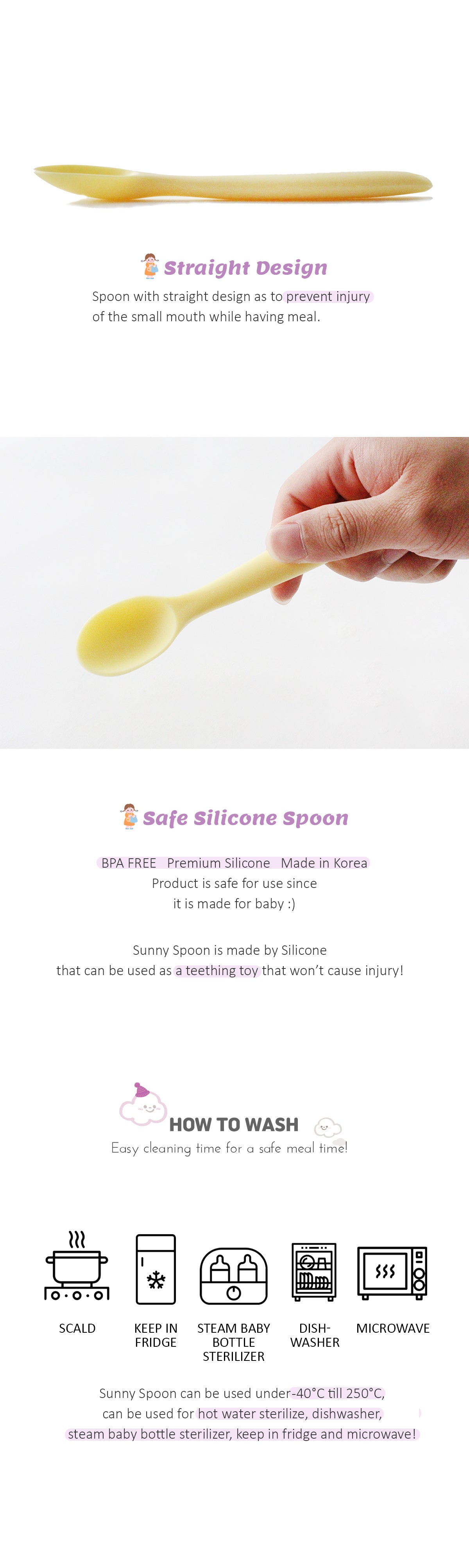 Mother's Corn Sunny Spoon for baby and kids