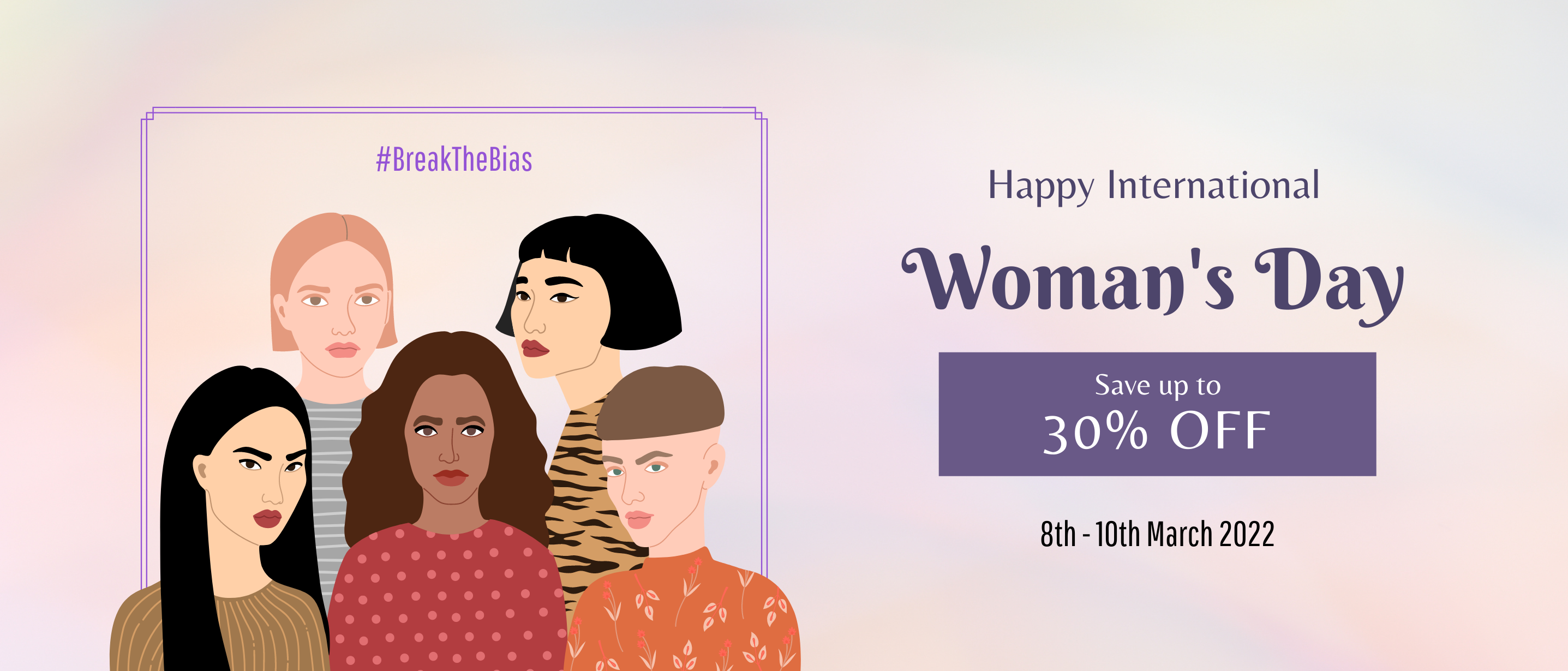 International Women Day gift 30% off