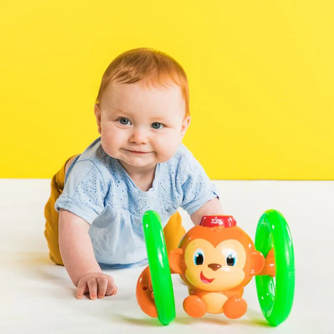 Bright Starts LLB Roll & Glow Monkey Toy – Little Baby