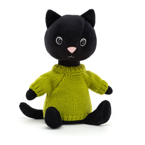 Jellycat Kitten Caboodle, Black, KIC3B