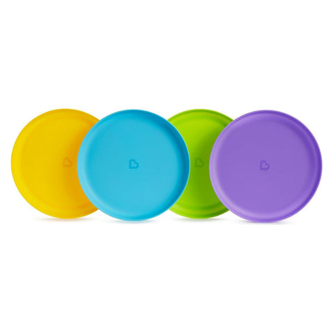 Dr. Brown's Designed to Nourish Stackable Divided Plates, 3 Pack, BPA Free,  4m+