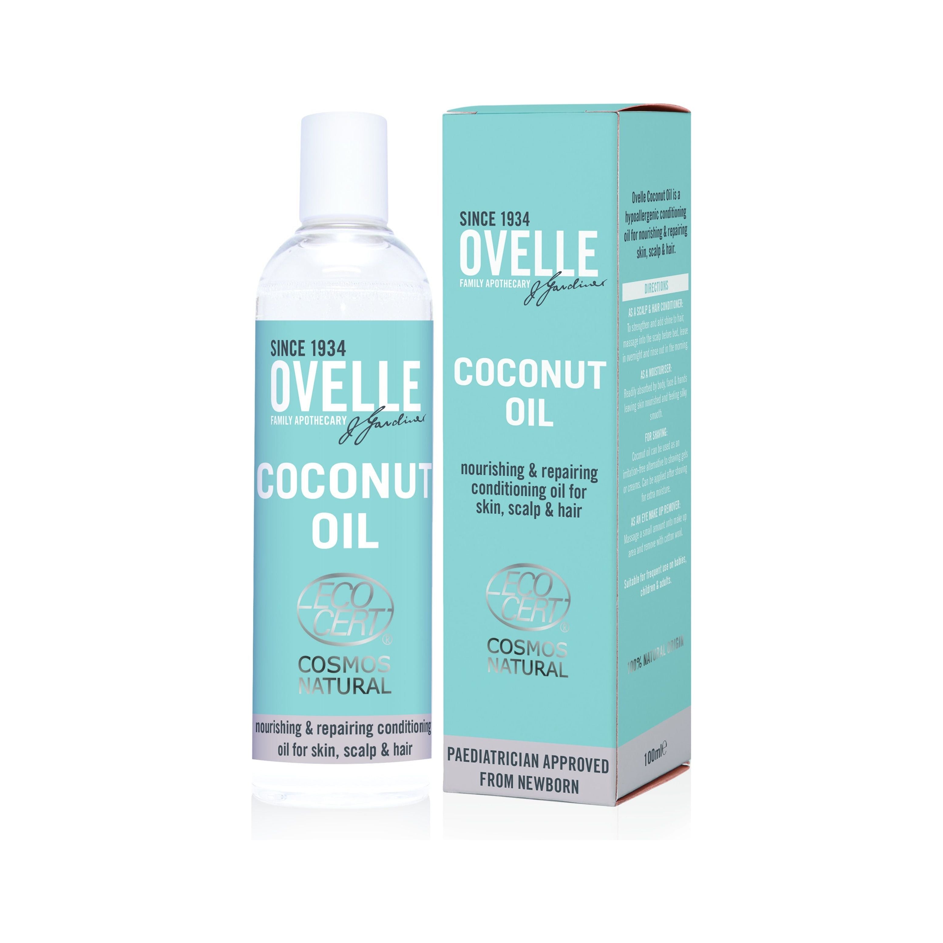 Ovelle Coconut Oil 100ml For Babies Children Adults Little Baby