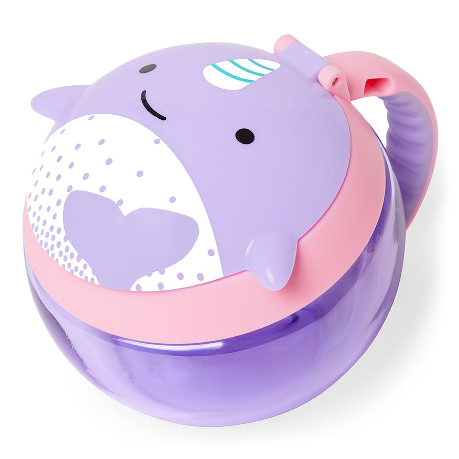 Skip Hop Zoo Snack Cup - Narwhal | Little Baby.