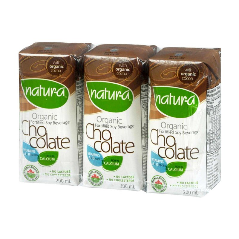 Natur-a Enriched Soy Beverage - Chocolate (Organic), 200 ml. – Little Baby