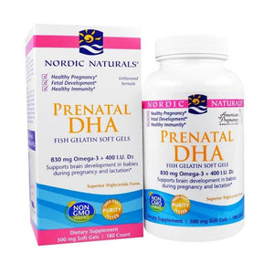 unflavored dha gelatin prenatal sgls