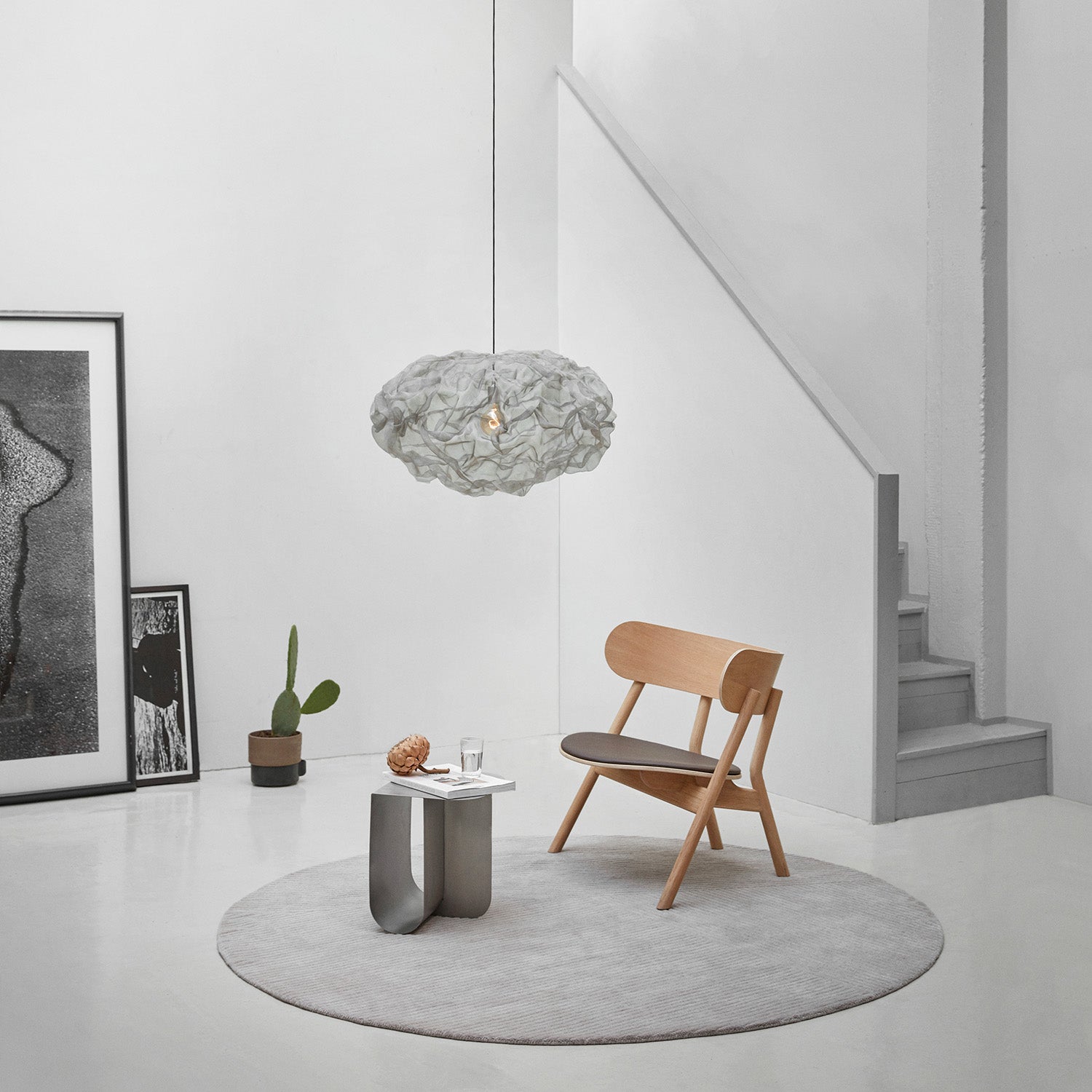 Lampe de salon Diva - Sculpture lumineuse d'exception