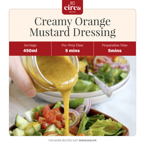 Creamy Orange Mustard Dressing