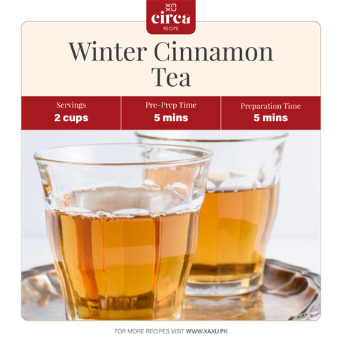 Winter Cinnamon Tea from xaxu Pakistan