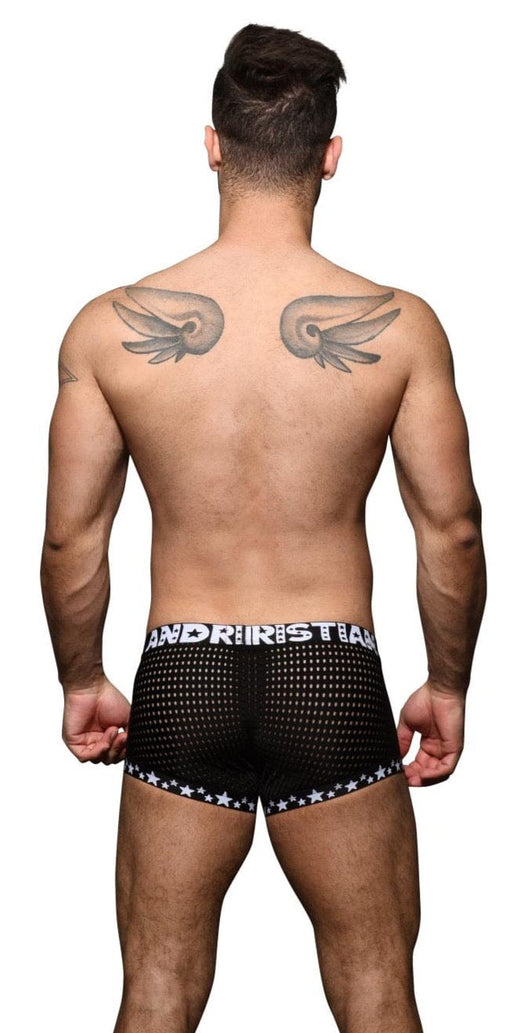 Andrew Christian Boxer ALMOST NAKED® Mesh Boxer BLACKメッシュボクサー ALMOST NAKED® Mesh Jock BLACKメッシュジョック - Andrew Christian at