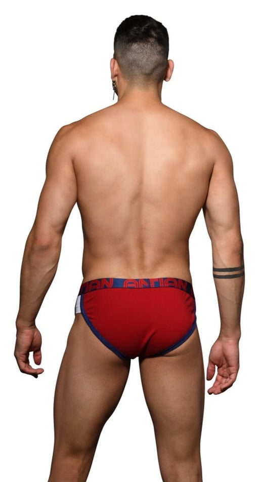Andrew Christian Brief Show-It Retro Pop Locker Room Brief RED レトロ ポップ ロッカー ルーム ブリーフ 92664 - Andrew Christian at MenZ-MenZY.