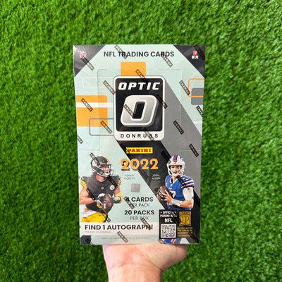 2022 Panini Nfl Donruss Optic Football Trading Card Blaster Box