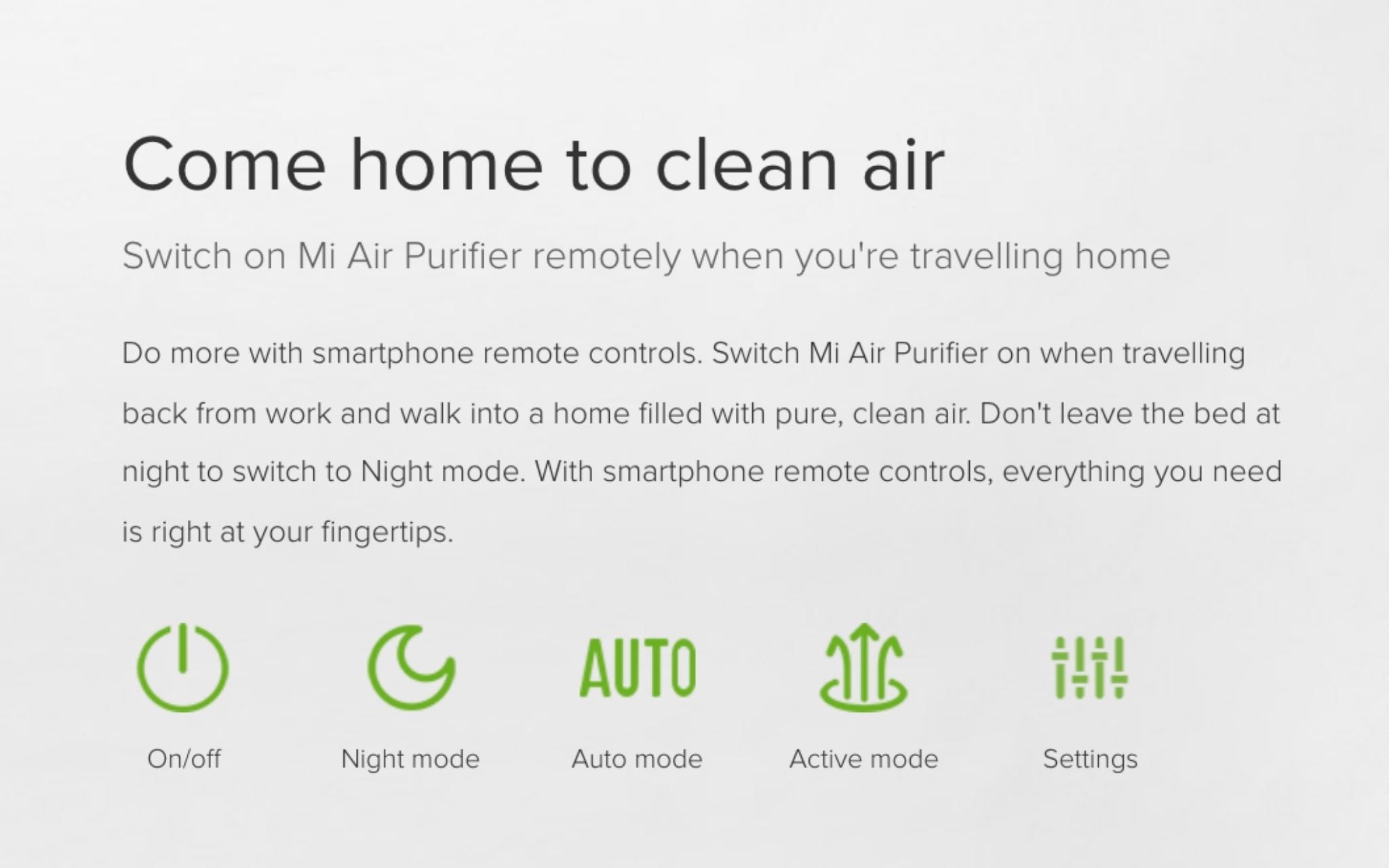 Your Air, Inc.™ - Mi Air Purifier 3H Smart Remote