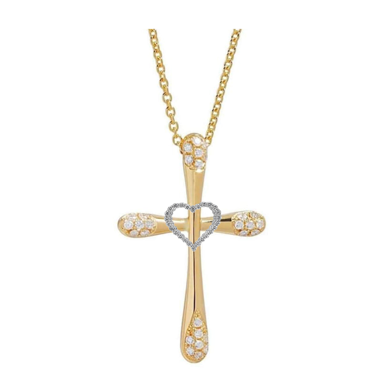 22K Gold Cross Pendant – Al Fanan Jewellery