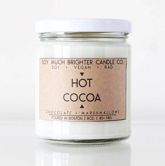 Hot Cocoa: Chocolate + Marshmallow Candle, 8oz