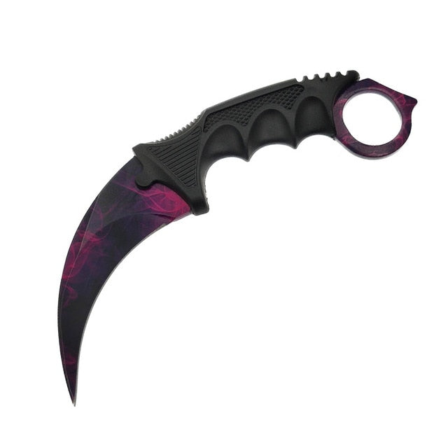 Swayboo real CSGO Counter Strike Karambit Knife Fixed Blade lore Tacti ...