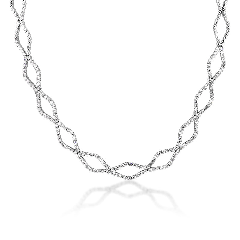 2.18ct Round Brilliant Cut Diamond Necklace