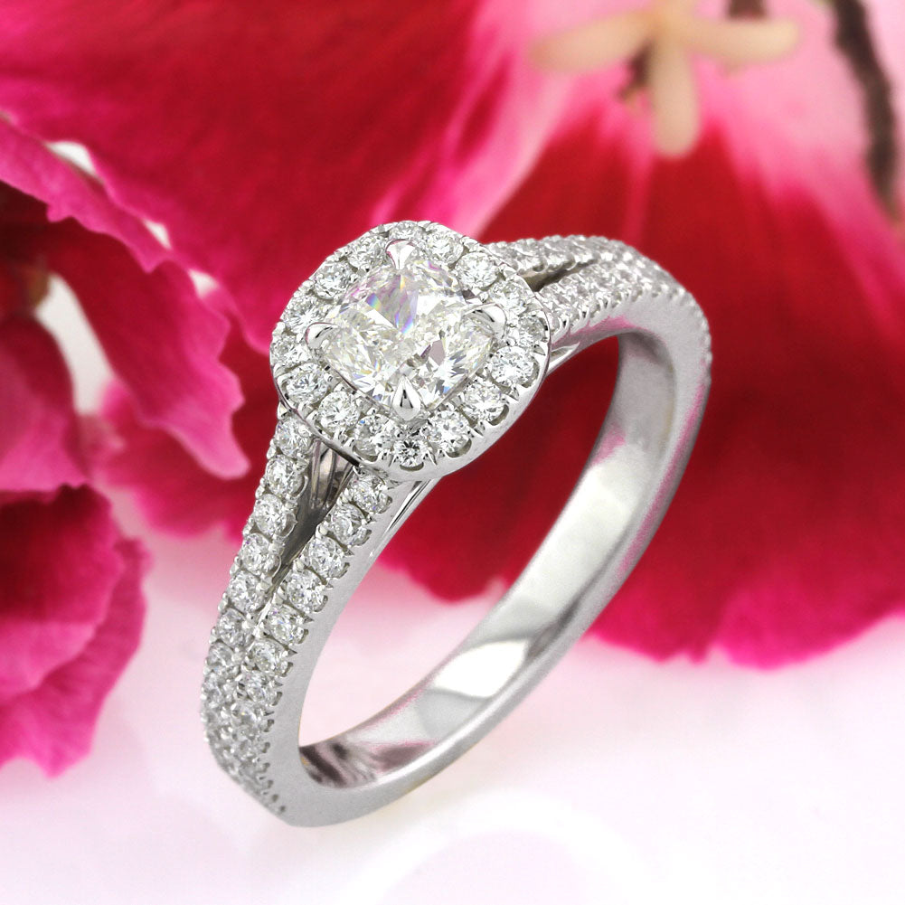 1.40ct Cushion Cut Diamond Engagement Ring | Mark Broumand