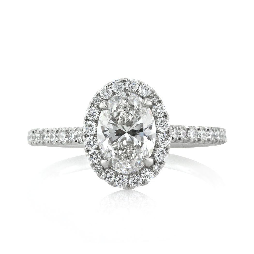 1.51ct Oval Cut Diamond Engagement Ring