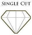 Antique Single Cut Diamond