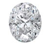 Diamond cut oval