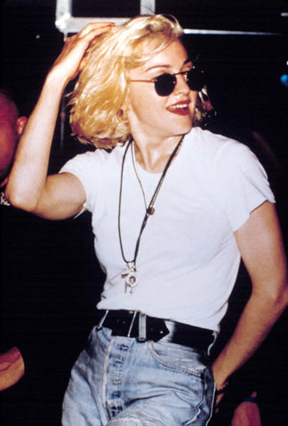 madonna-t-shirt-blanc