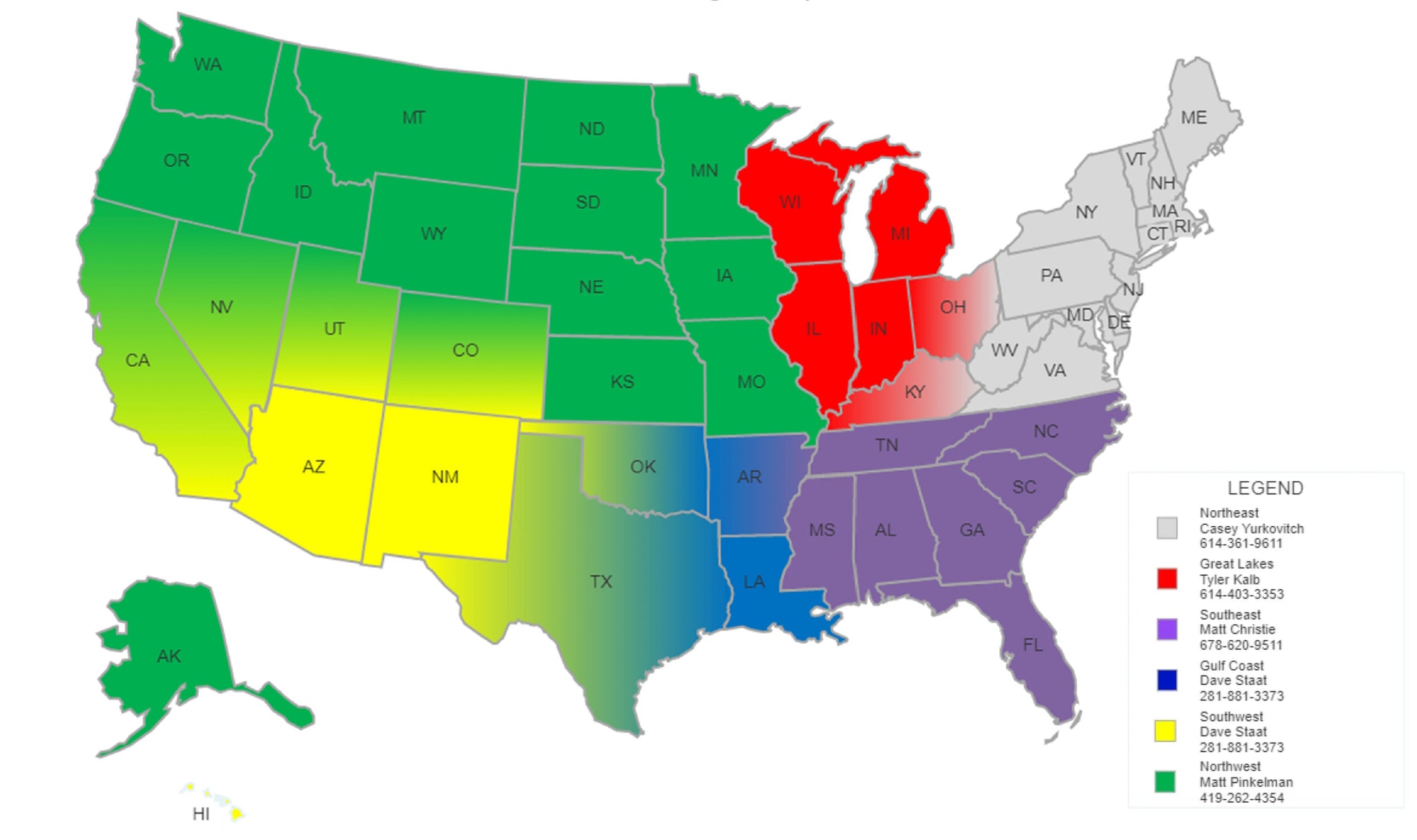 OBR Coverage Map