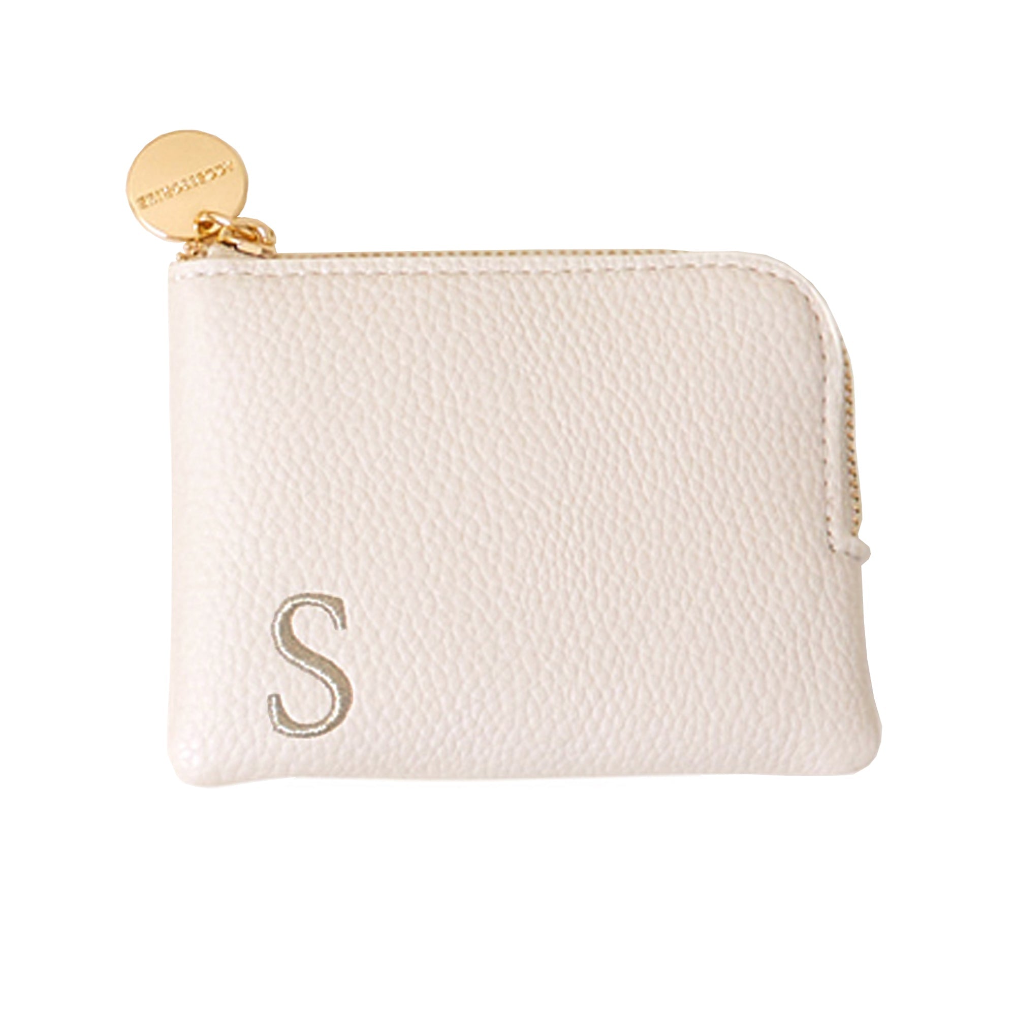 Accessorize London Women's Cream (R) Initial Coin Purse 