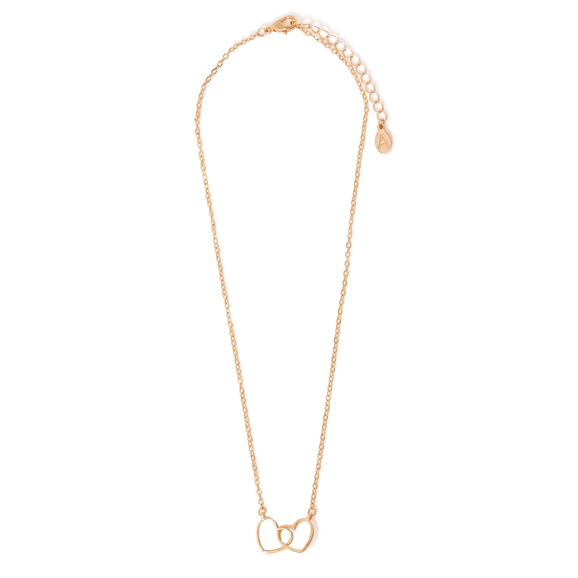 Buy Rose Gold Solid Heart Pendant Necklace Online - Accessorize India