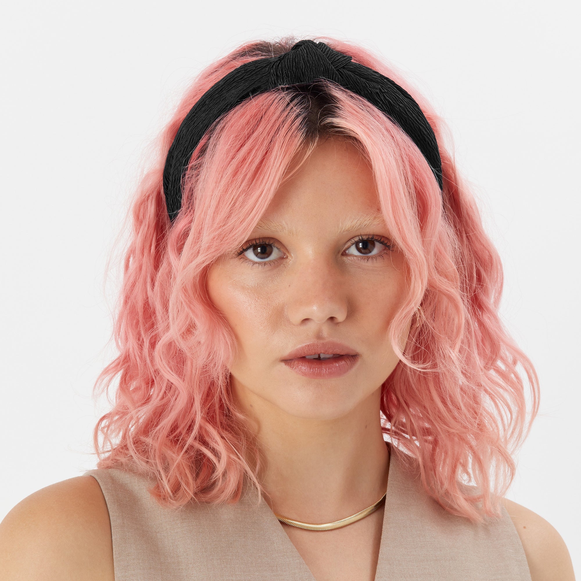 Buy White Polka Dot Knot Alice Hairband - Accessorize India
