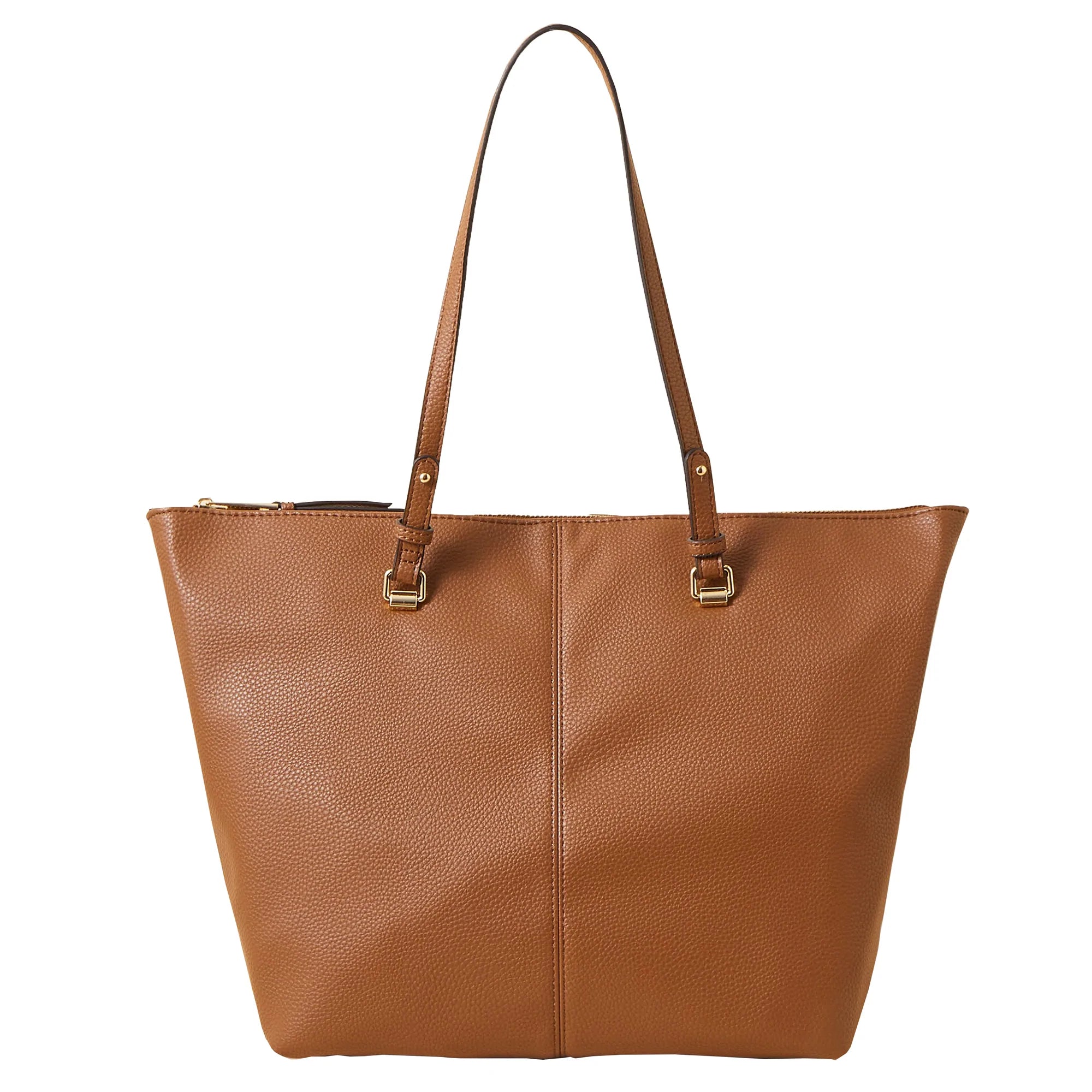 Buy Tan Talia Large Twistlock bag Online - Accessorize India