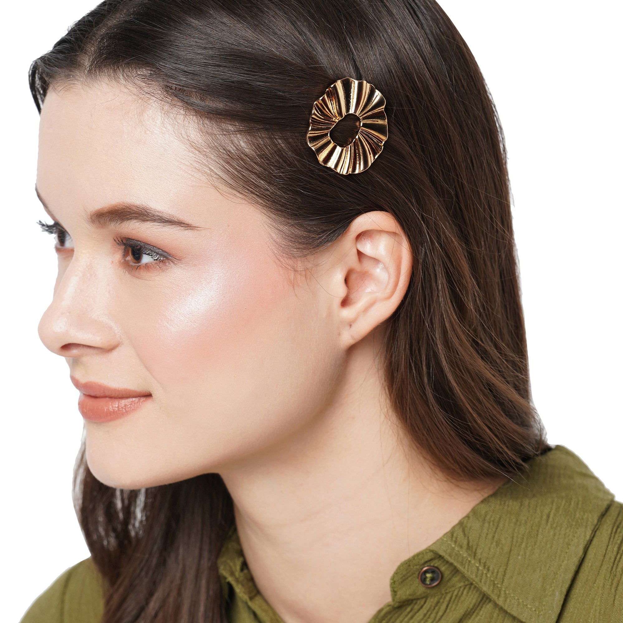 Buy Pack Of 2 Silver Crystal Leaf Hair Clips - Accessorize India