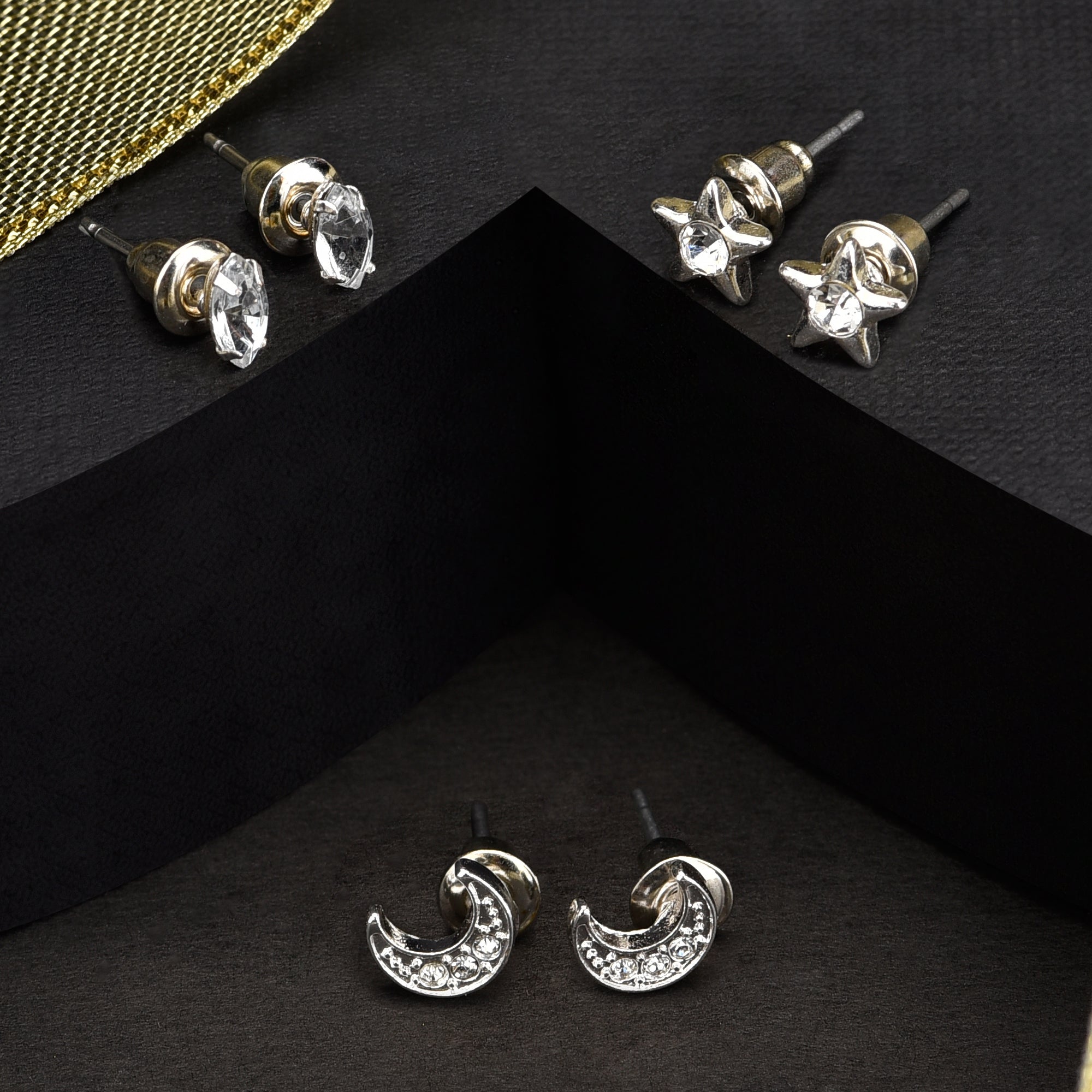 Silver Stud Earrings For Women Stud Earrings White Gold Purple Cubic  Zirconia Heart Studsdainty Earrings Jewellery Gifts For Girls  Fruugo IN