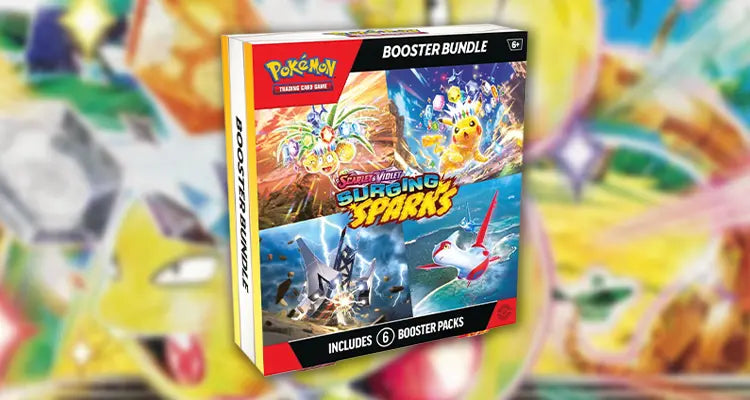 Pokemon Scarlet and Violet Surging Sparks SV8 Booster Bundle Total Cards