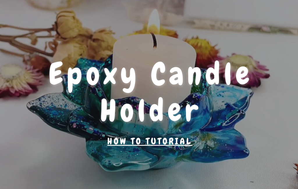 Epoxy Resin Candle Holder Container