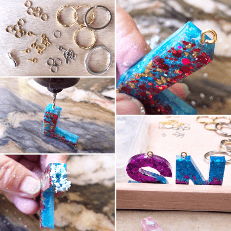 How To Make Resin Keychains Using Makeup/ The Supplies You Will need -  Start to Finish! 