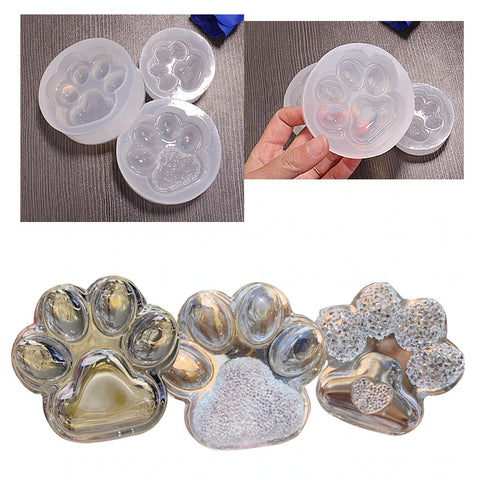 1 PCS Ashtray Silicone Mold DIY Epoxy Resin Mould Heart Diamond