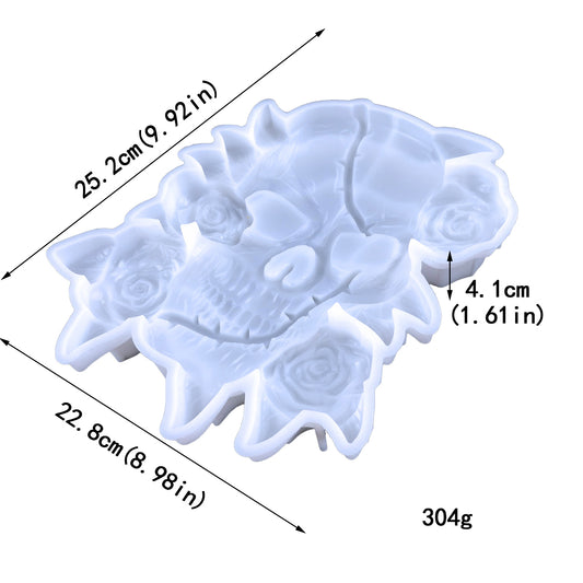 Apple Shape Skull Ornament Resin Mold – IntoResin